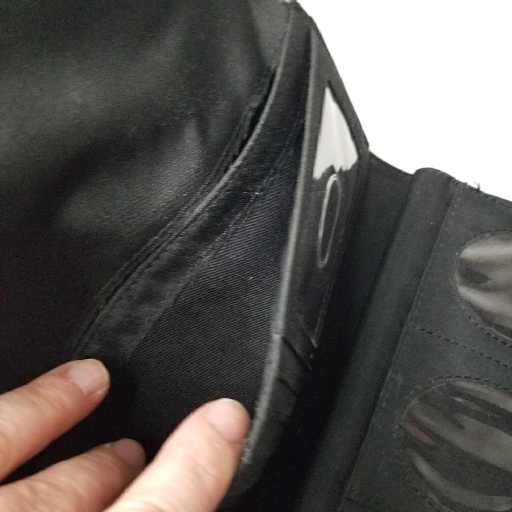 Fossilanimal Print Wallet Multiple Pockets Black … - image 7